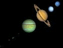 image of nine planets